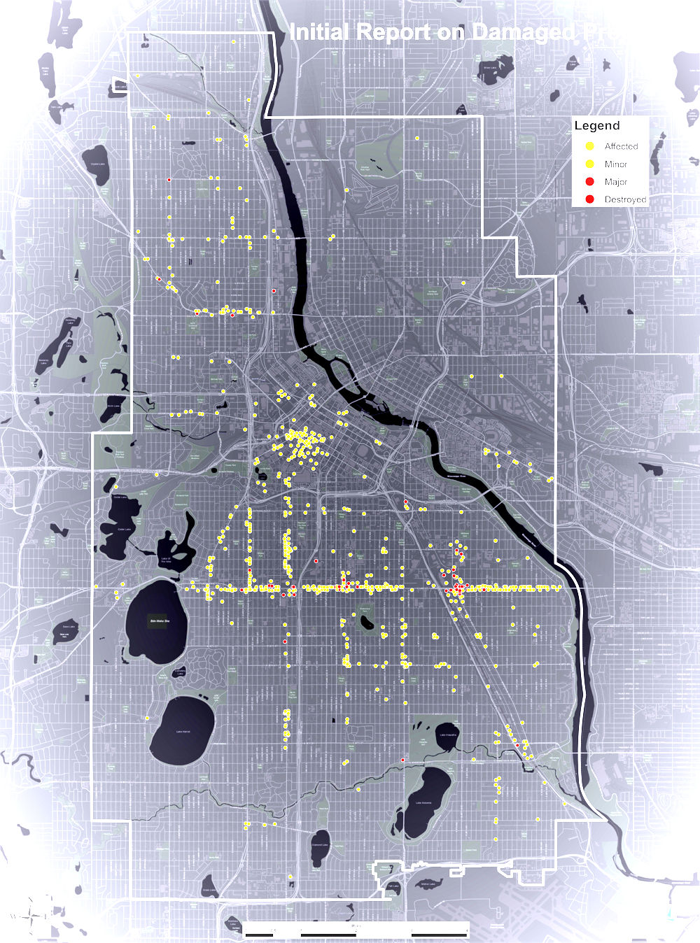 Minneapolis Unrest Damage Map2