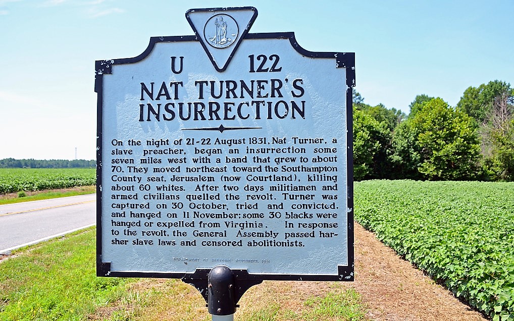 Nat Turner Slave Rebellion: A Chronology